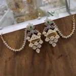 Diamond Alike Earrings with Earchains SBDEE195