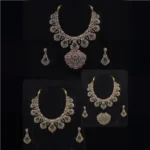 Diamond Alike Detachable Mid Length Haaram SBDDMLH529