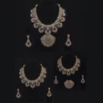 Diamond Alike Detachable Mid Length Haaram SBDDMLH529 - Image 3