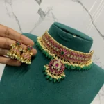 Jadau Kundan Necklace SBJKN566 - Image 2