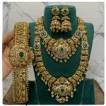 Gold Replica Heavy Bridal Combo SBGHBC509 - Image 2