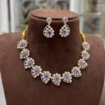 Diamond Alike Simple Necklace SBDSN514 - Image 2