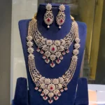 Diamond Alike Necklace Combo Set SBDNCS584