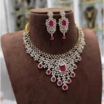 Diamond Alike Necklace SBDN591 - Image 2