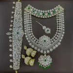 Diamond Alike Heavy Bridal Combo Set SBDHBCS583