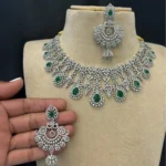 Silver/Rodium Finish Necklace SBSFN581