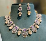 Diamond Alike Necklace SBDN559 - Image 2