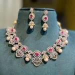 Diamond Alike Necklace SBDN559 - Image 3