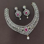 Diamond Alike Necklace SBDN548 - Image 2