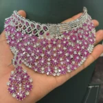 Silver/Rodium Finish Choker SBSFC539