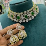 Diamond Alike Choker With Jumkhas SBDCJ538