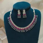 Platinum Finish Necklace SBPFN618 - Image 4