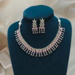 Platinum Finish Necklace SBPFN618 - Image 5