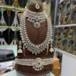 Diamond Alike Heavy Bridal Comb Set - Image 3