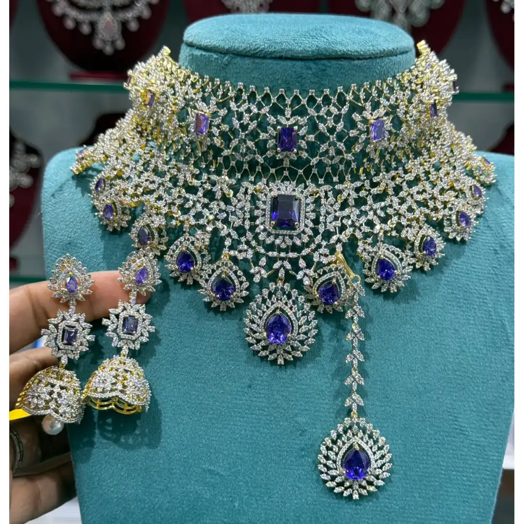 Diamond Alike Neckalce Diamond Alike Grand Necklace SBDAGN664 - Image 1